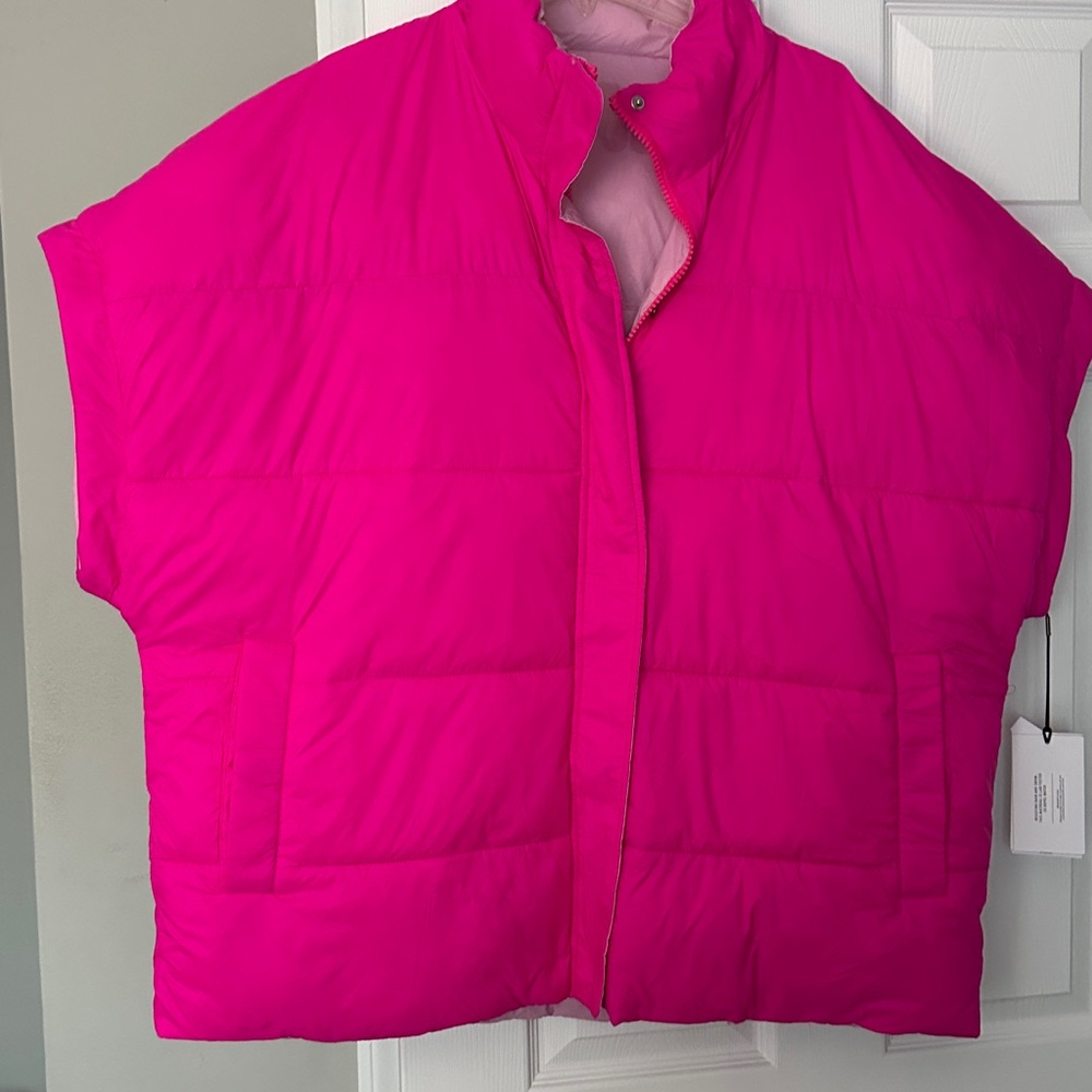 UGG Hot Pink Puffer Vest